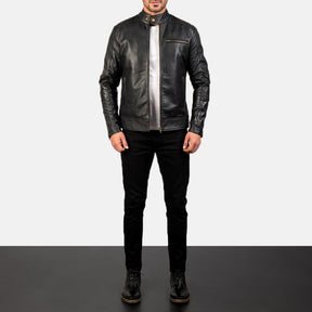 Dean Brown Leather Biker Jacket